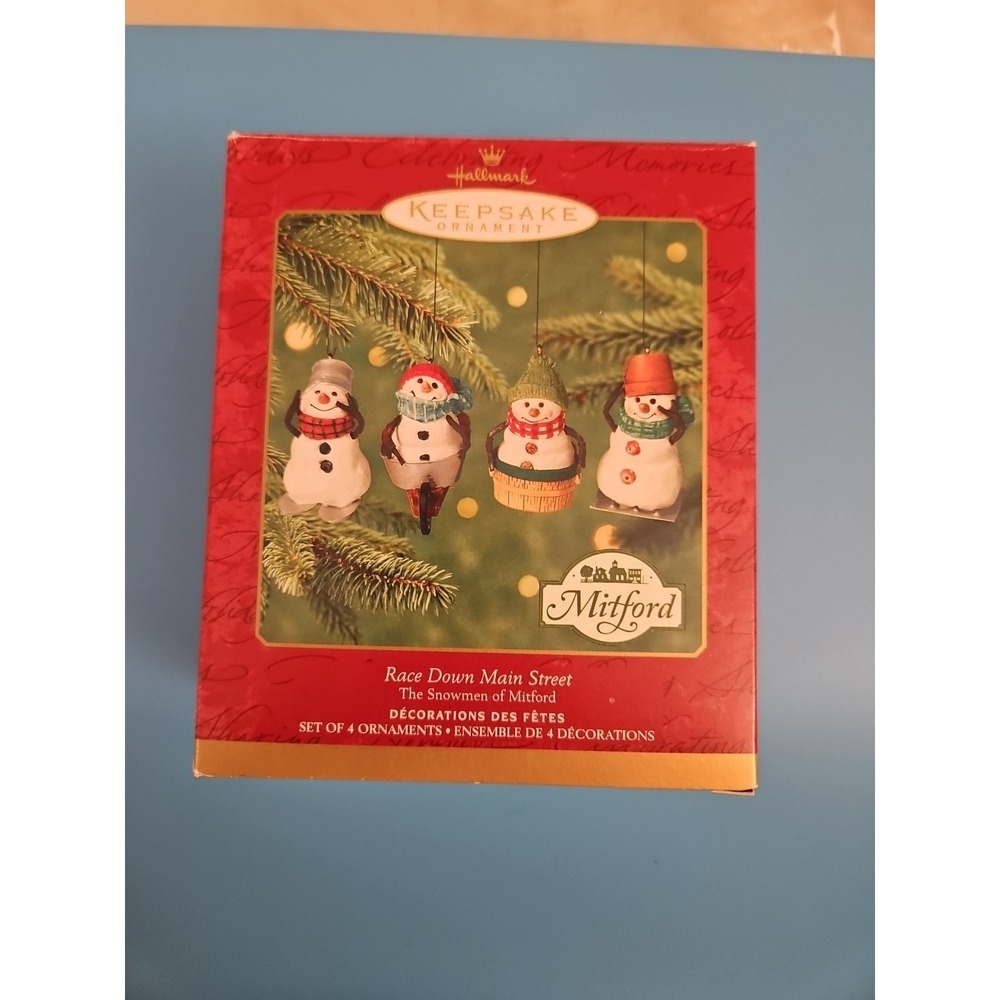 Hallmark Keepsake "The Snowmen of Mitford"  Race Down Main Street 2000 (136)